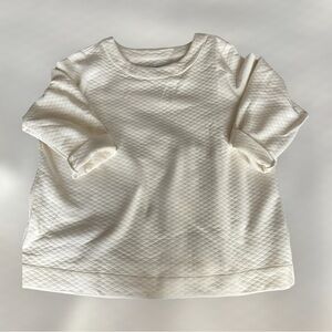 Croft Barrow Quilted Sweatshirt